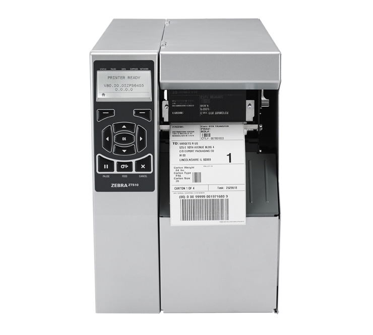 Zebra ZT510工业条码标签打印机
